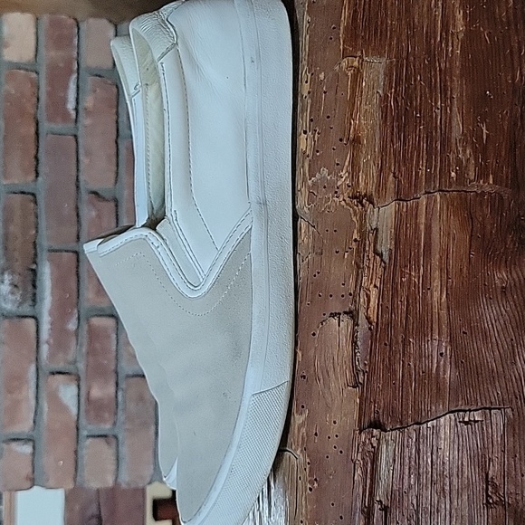 COACH SUEDE LEATHER SLIP-ON SNEAKERS